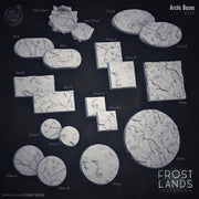 Frost Lands Arctic Bases - resin tabletop miniature front view