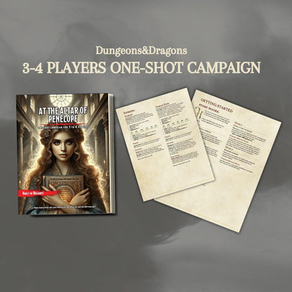 One-Shot Campaign Setting At The Altar of Penelope - digital download preview