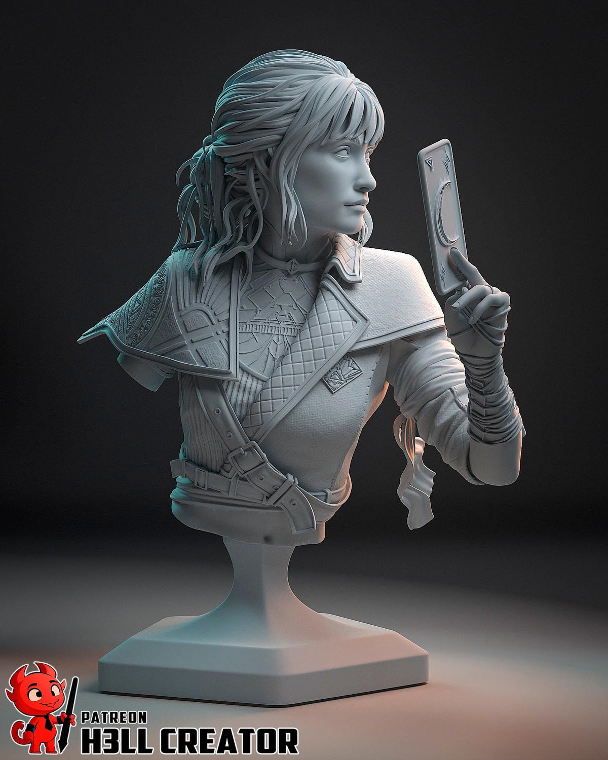 Sciel Bust - Clair Obscur: Expedition 33 - resin miniature view 5