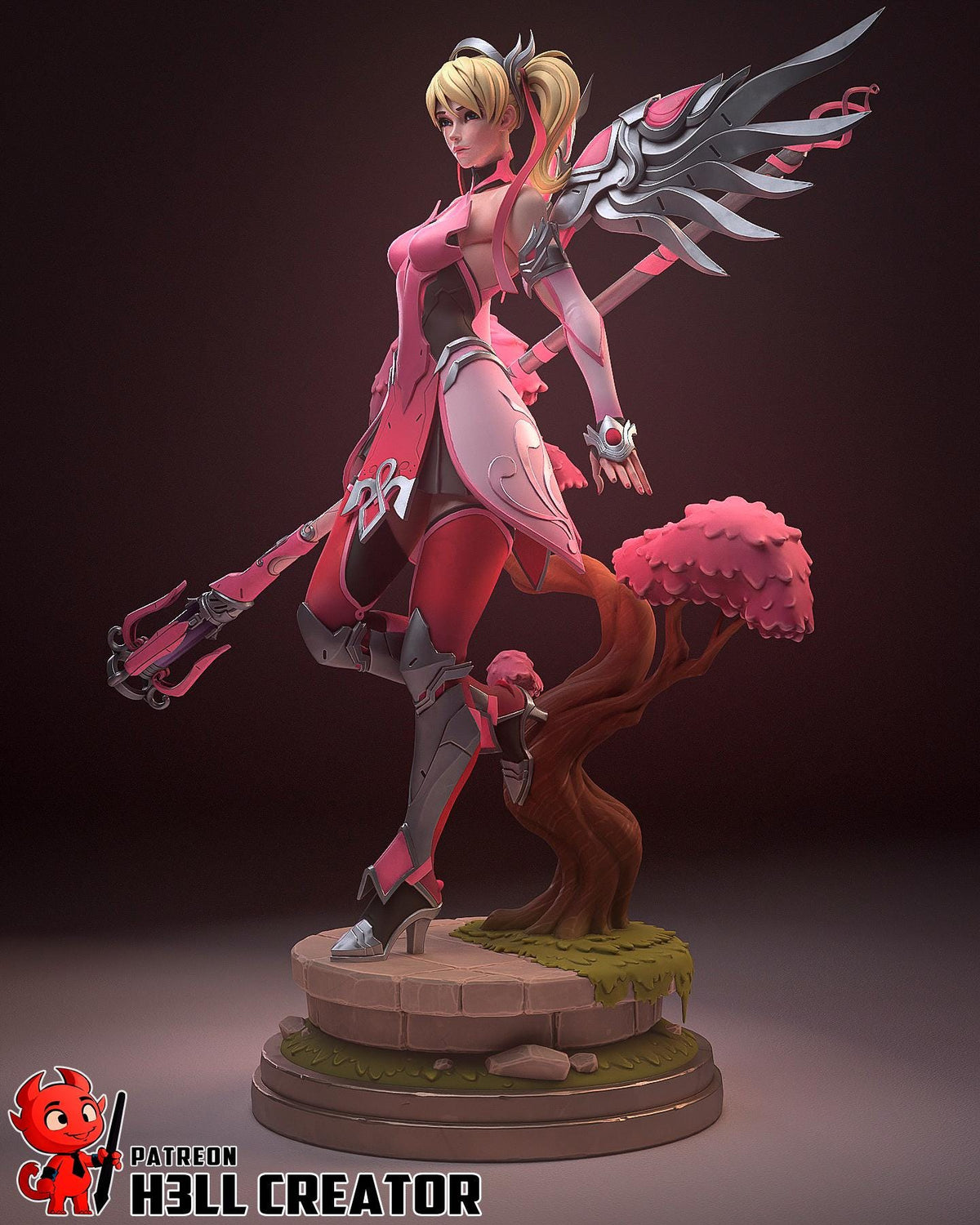 Mercy Figure - Overwatch - resin miniature view 6