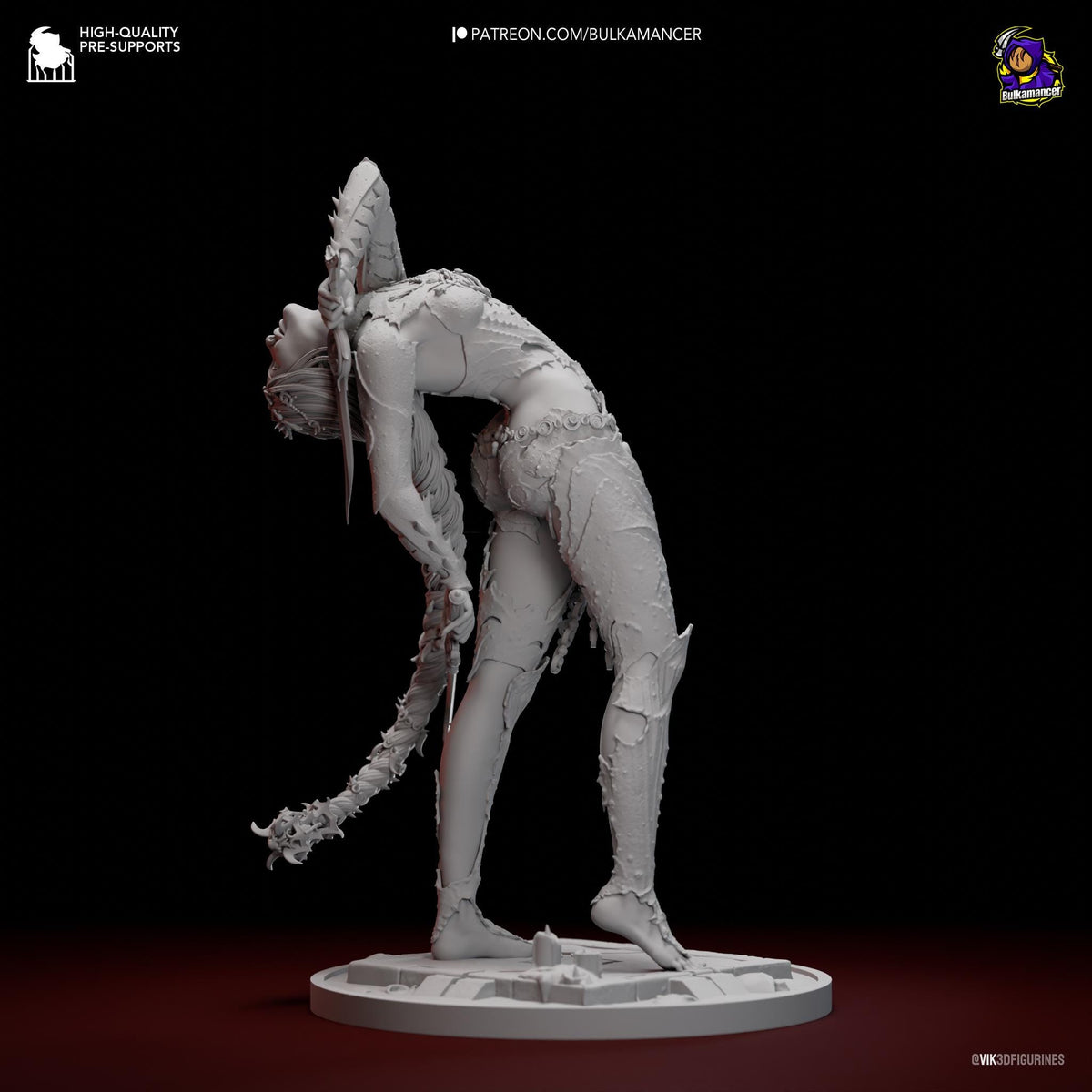 Orin the Red Figure - Baldur's Gate 3 - resin miniature view 6
