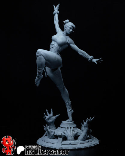 Chun Li Figure - Street Fighter - resin miniature view 7