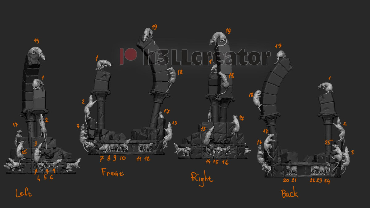Amicia and Hugo A Plague Tale Figure - resin miniature view 6