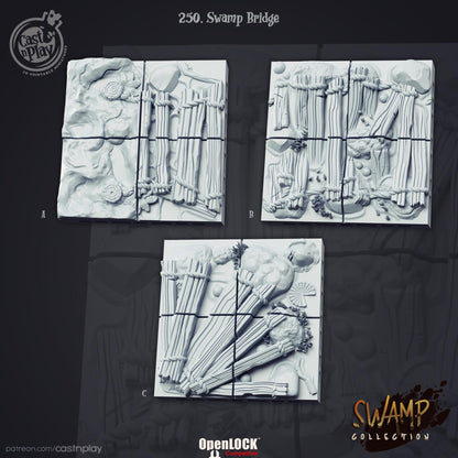 Terrain - resin tabletop miniature front view