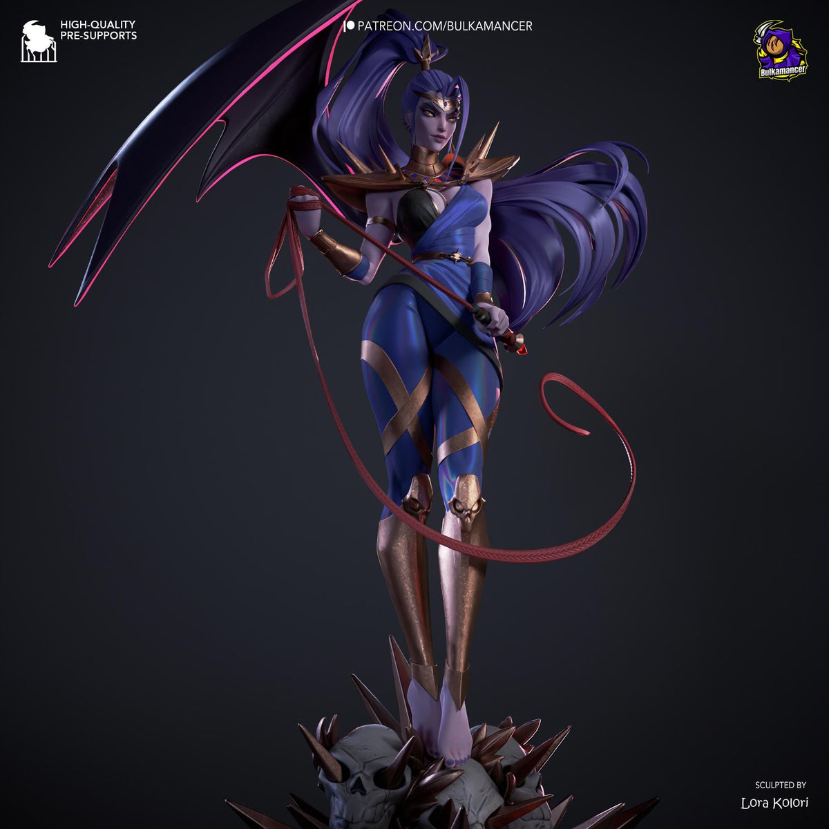 Megaera Figure - Hades - resin tabletop miniature alternate angle
