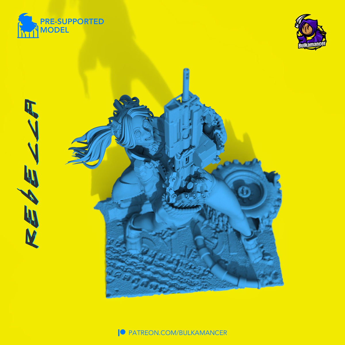 Rebecca Figure - Cyberpunk: Edgerunners - resin miniature view 6