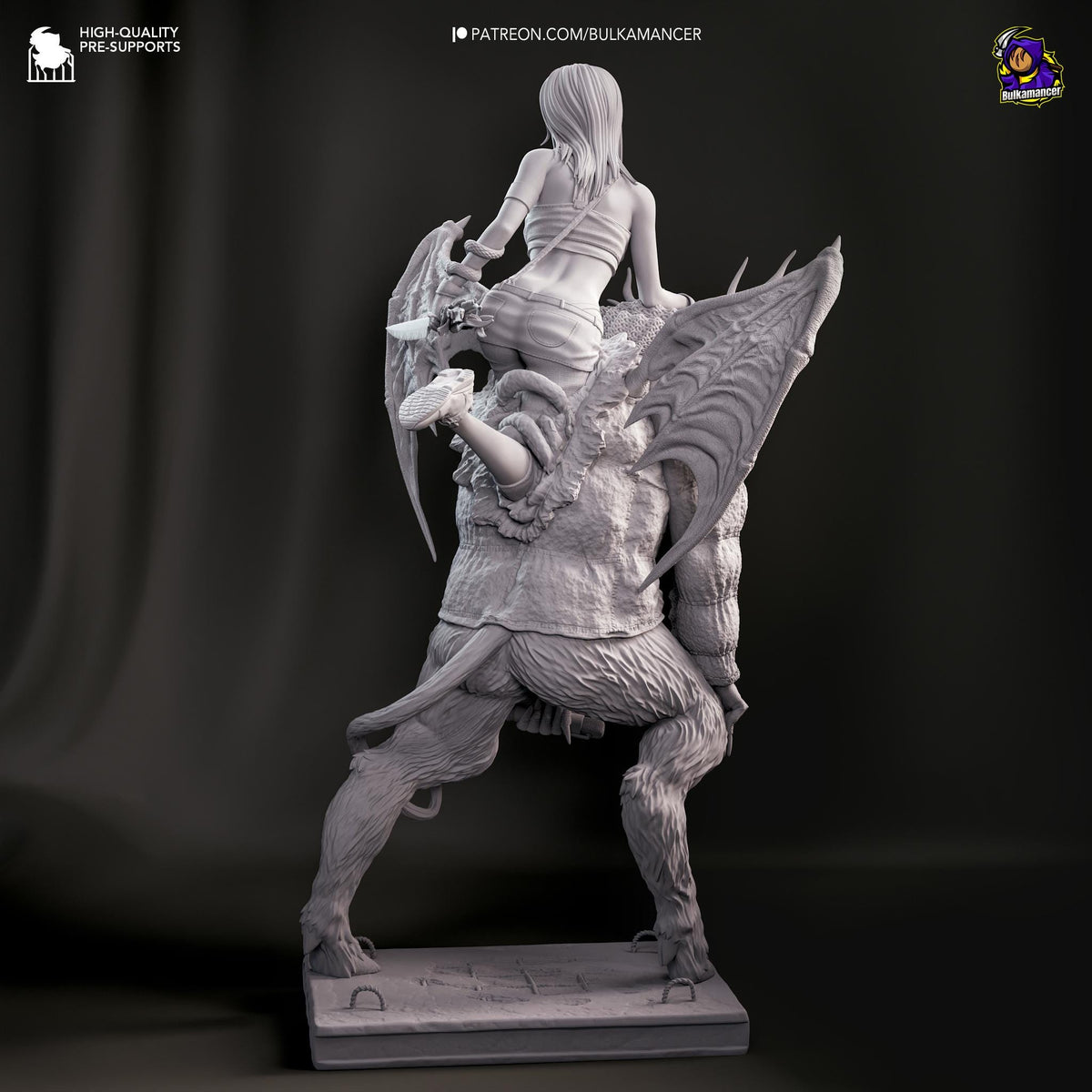 Haru Dorohedoro Figure - paintable tabletop miniature product view