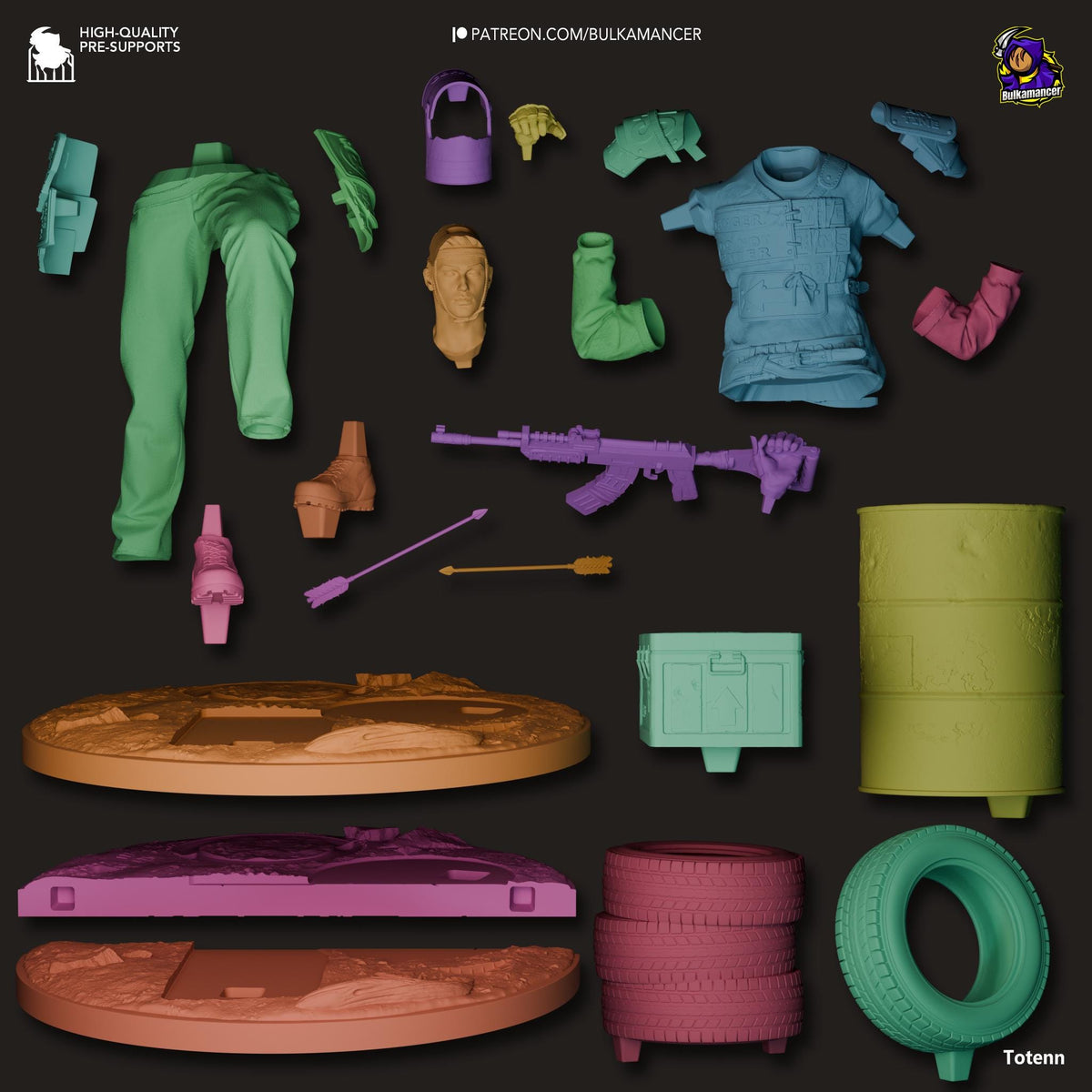 Survivor Rust Figure - resin miniature view 8