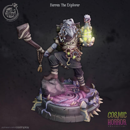 Wizard Miniature - resin tabletop miniature front view