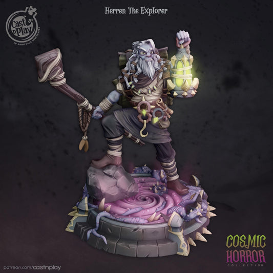 Wizard Miniature - resin tabletop miniature front view