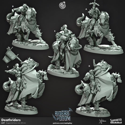Paladin Miniature - resin tabletop miniature front view