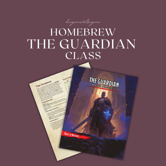 The Guardian Homebrew Class Guide - digital download preview