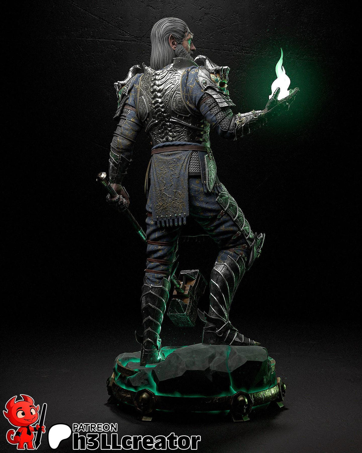 Ketheric Thorm Figure - Baldur's Gate 3 - resin miniature view 7