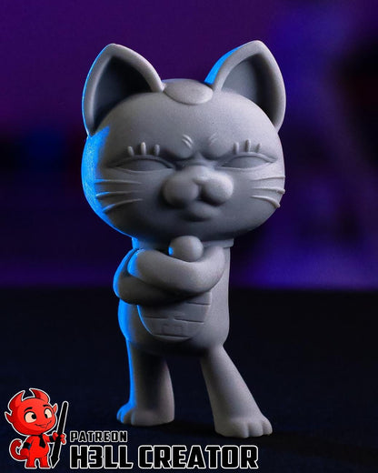 Turbo Granny DanDaDan Figure - resin tabletop miniature alternate angle