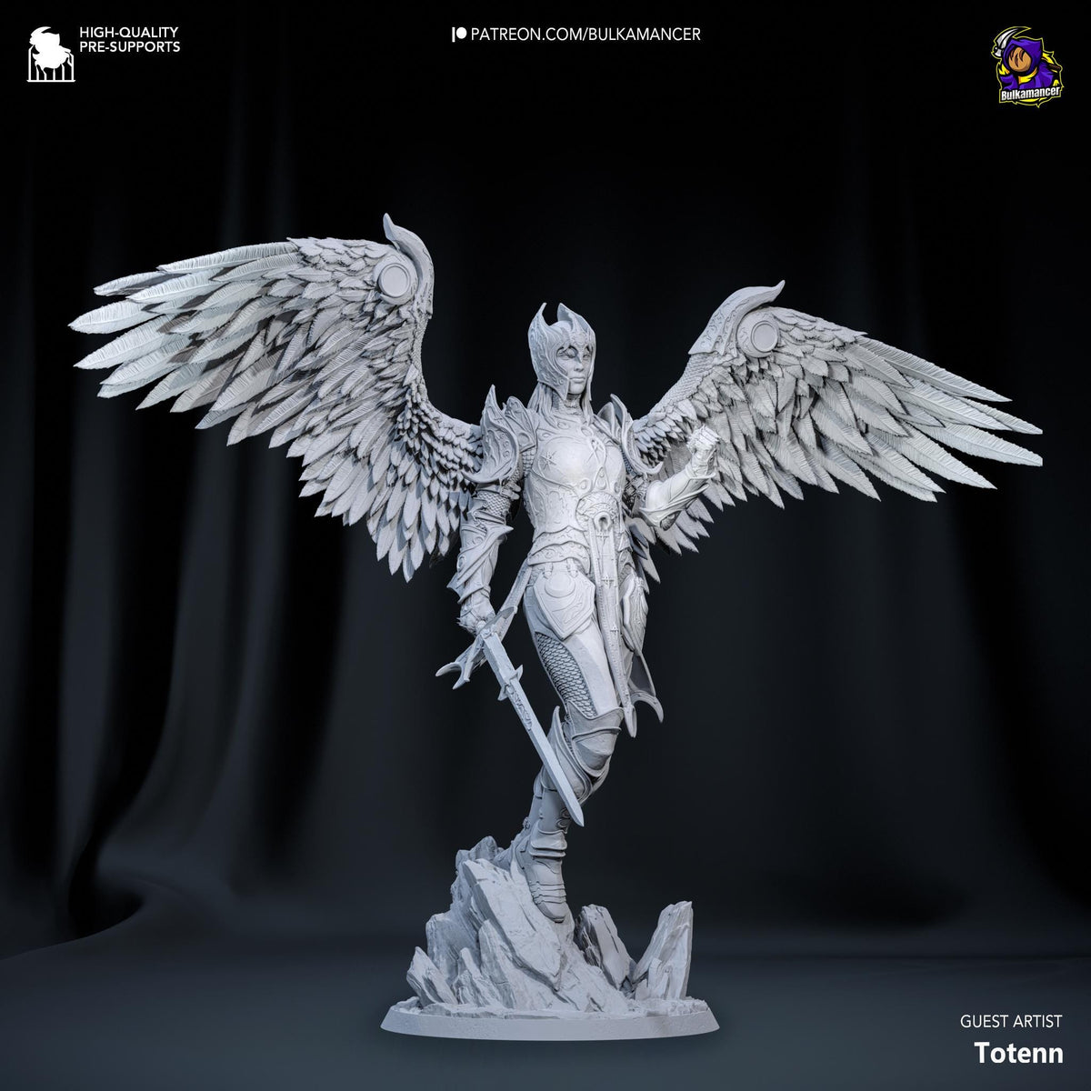 Dame Aylin Figure - Baldur's Gate 3 - paintable tabletop miniature product view