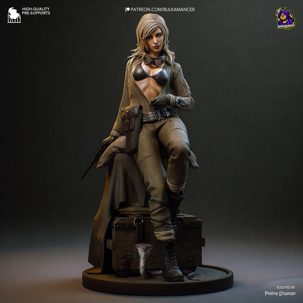 EVA Metal Gear Solid Delta Snake Eater Figure - resin miniature view 6