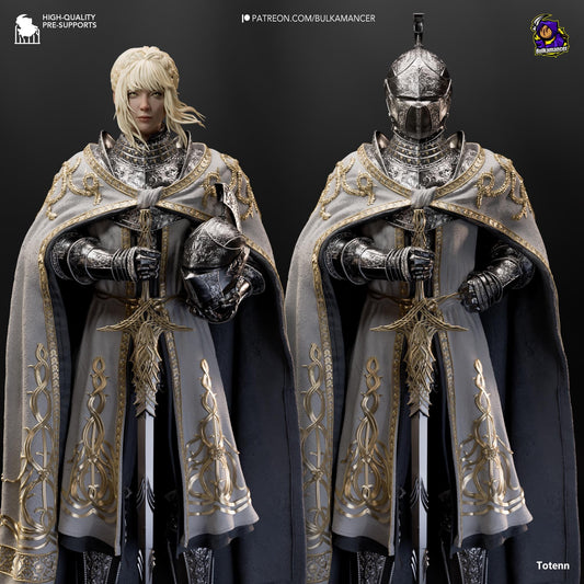 Needle Knight Leda Figure - Elden Ring - resin tabletop miniature alternate angle