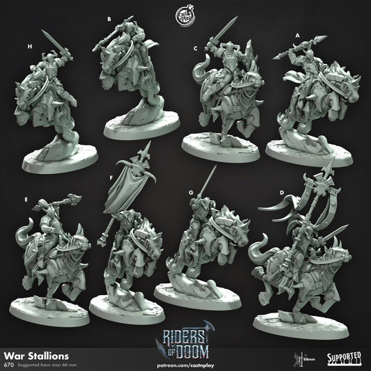 Paladin Miniature - resin tabletop miniature front view