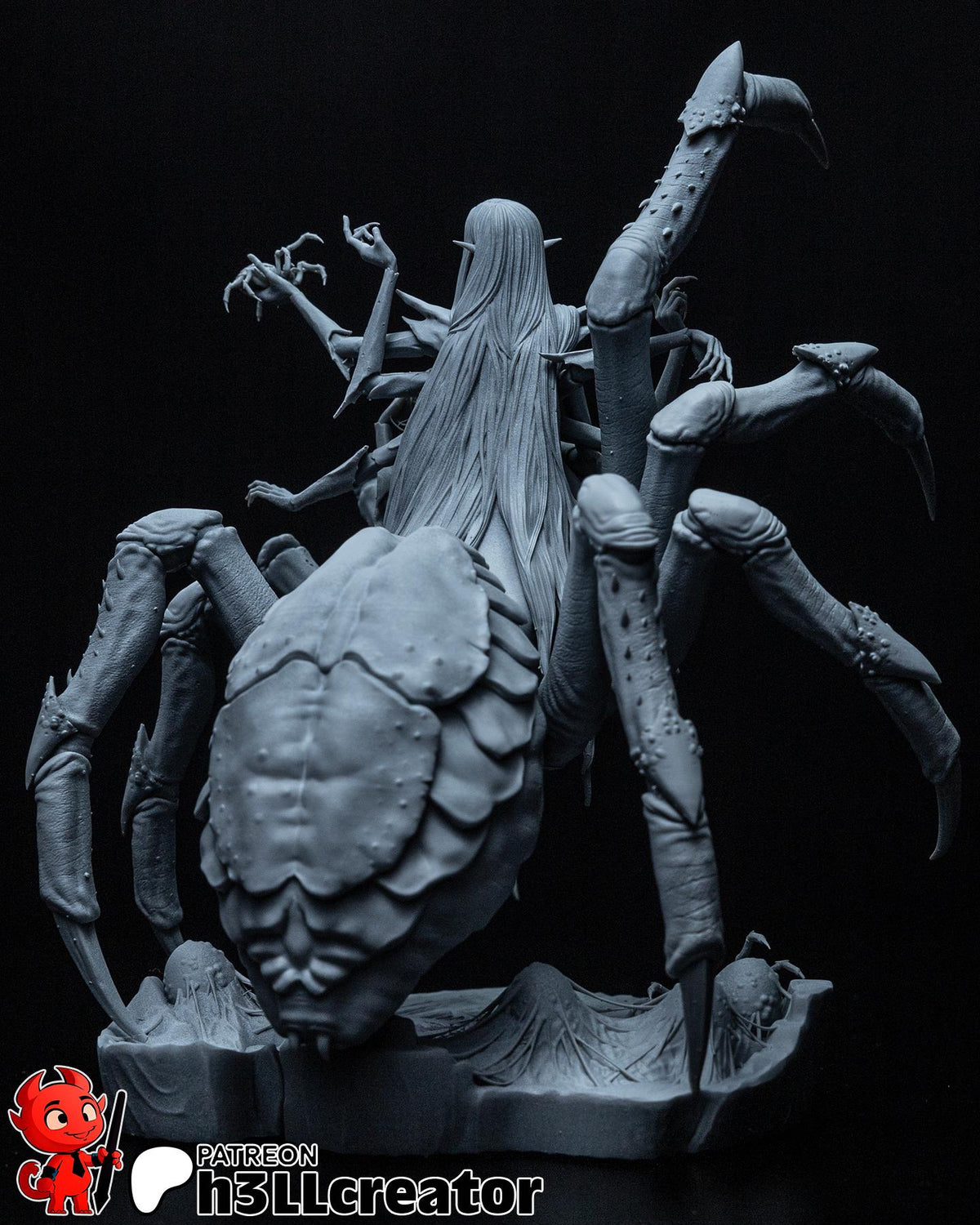 Lolth Figure - resin miniature view 7
