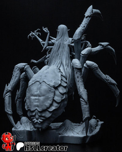 Lolth Figure - resin miniature view 7