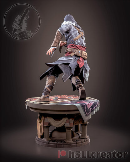 Ezio Auditore Assassin's Creed Figure - 3D printed miniature detail view