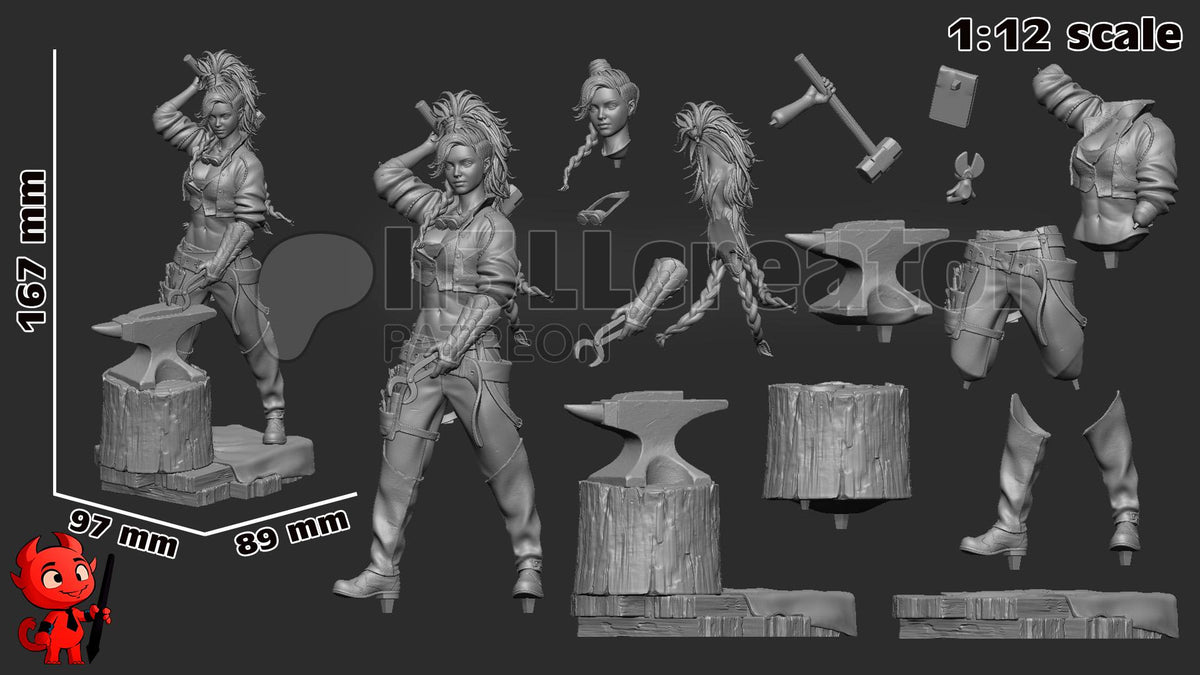Gemma Figure - Monster Hunter Wilds - resin miniature view 5