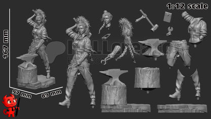 Gemma Figure - Monster Hunter Wilds - resin miniature view 5