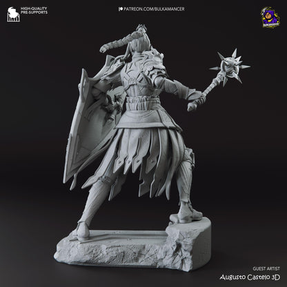 Shadowheart Figure - Baldur's Gate 3 - 3D printed miniature detail view