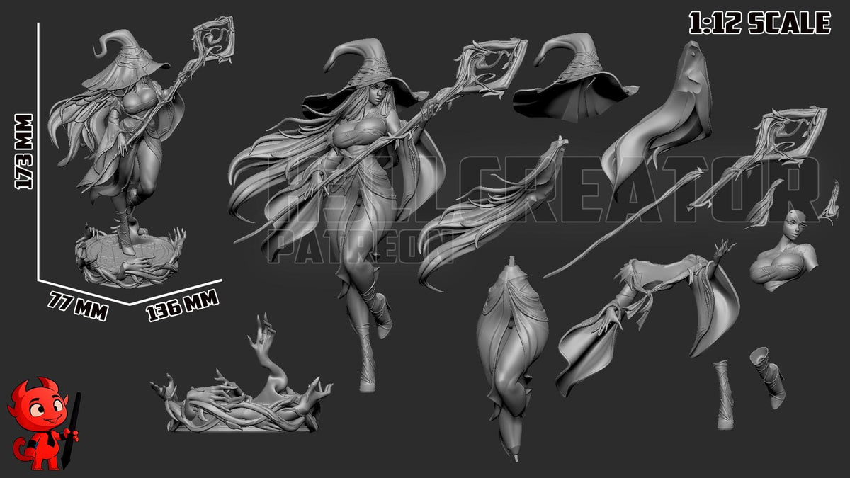 Recluse Figure - Elden Ring Nightreign - resin miniature view 8