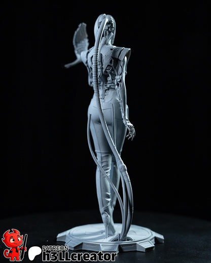 Songbird Figure - Cyberpunk 2077 - resin miniature view 7
