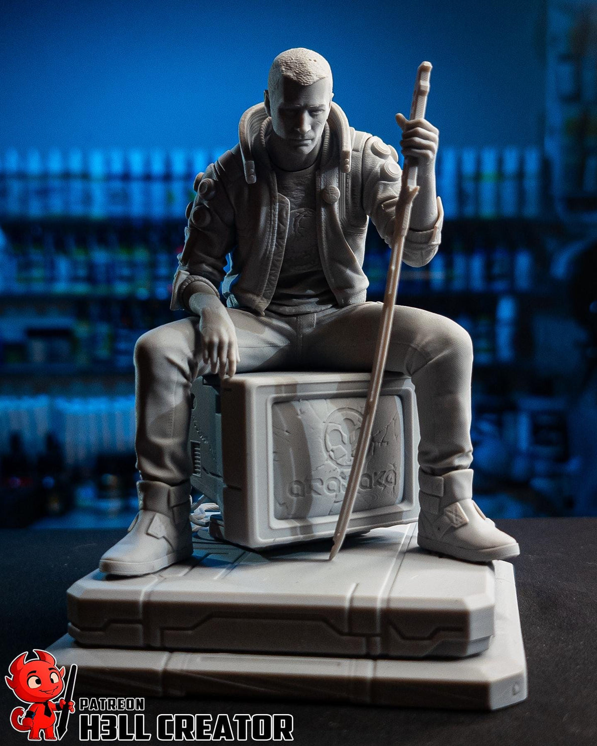 Male V Figure - Cyberpunk 2077 - resin miniature view 5