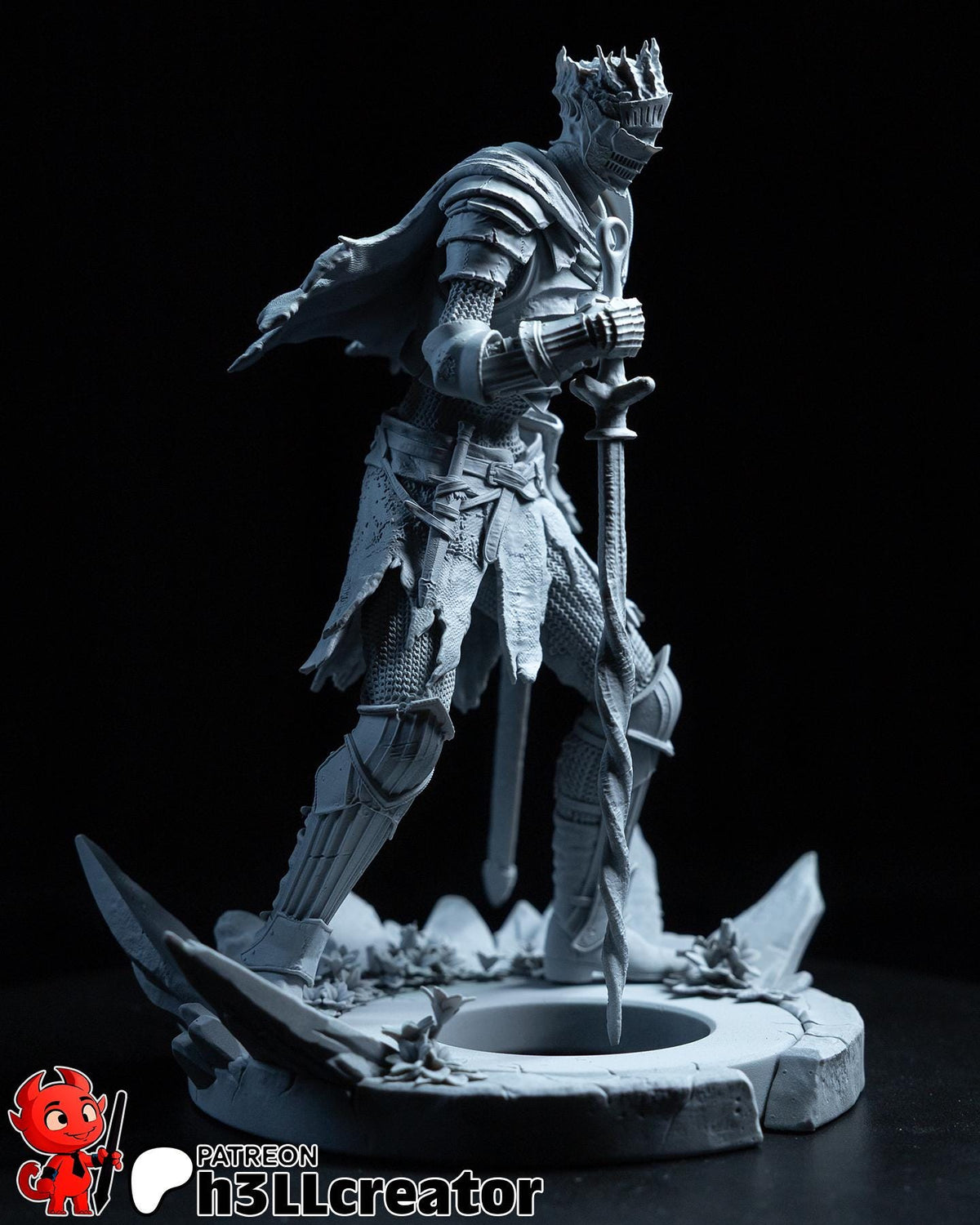 Soul of Cinders Figure - Dark Souls 3 - resin miniature view 5