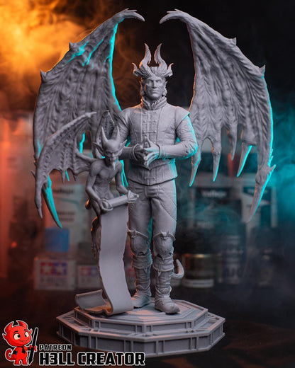 Raphael Figure - Baldur's Gate 3 - resin tabletop miniature front view