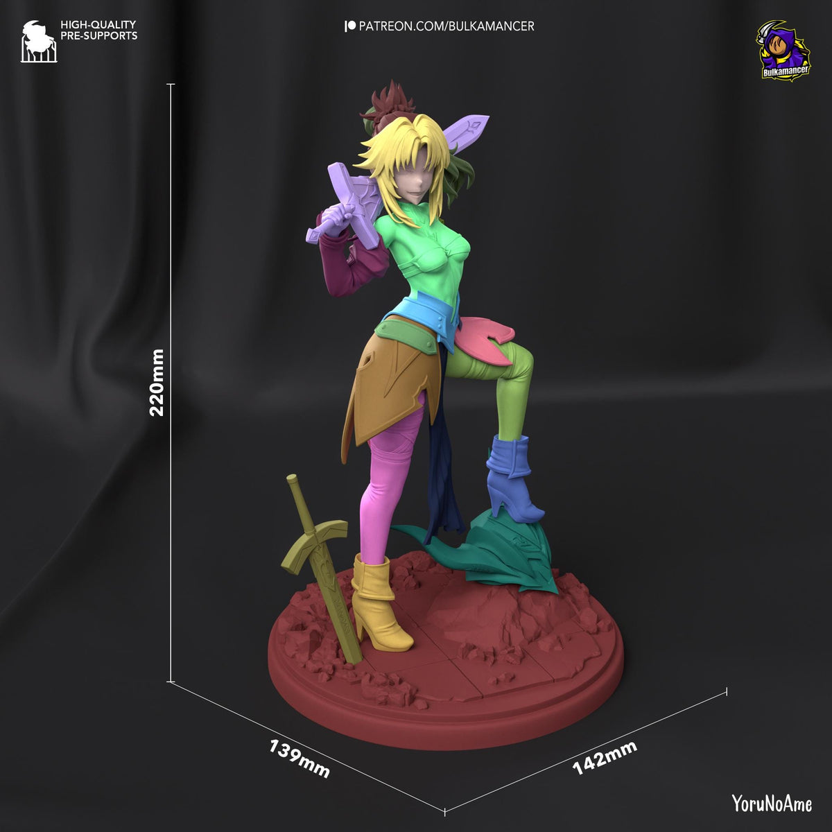 Mordred Fate Figure - resin miniature view 8