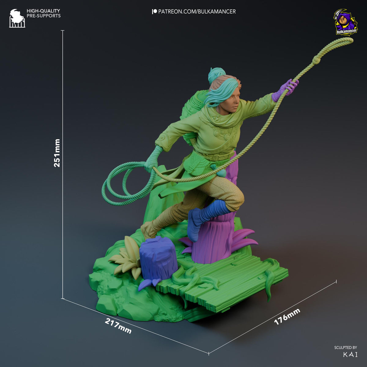 Zoe Split Fiction Figure - resin miniature view 7