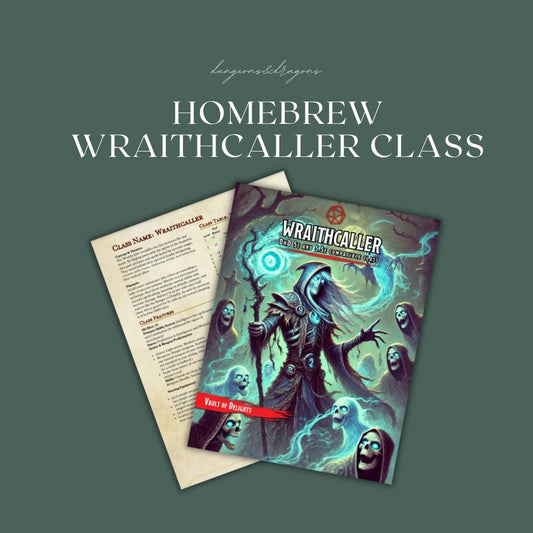 Homebrew Wraithcaller Class Guide - digital download preview