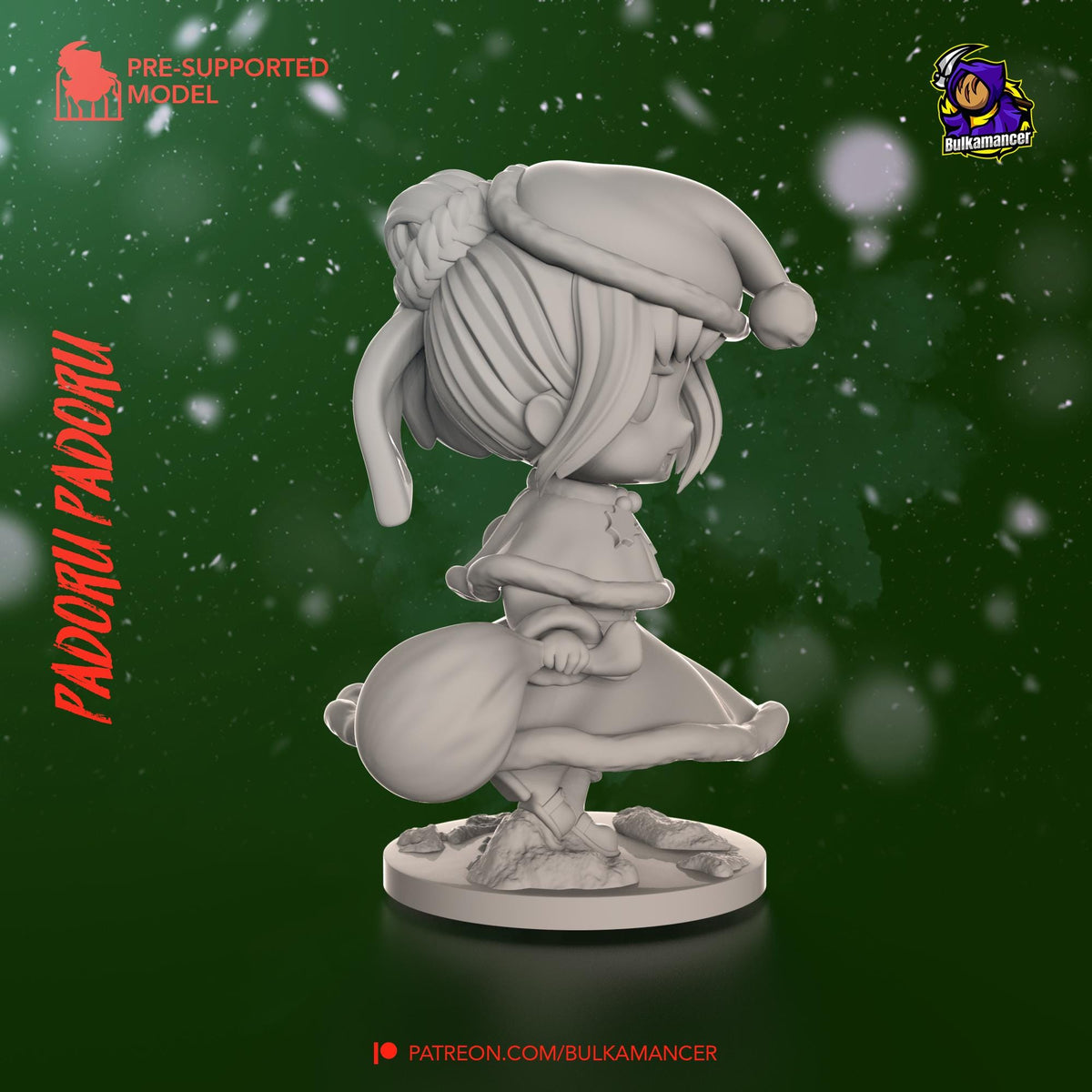 Padoru of Fate Fate Extra Chibi Figure - paintable tabletop miniature product view