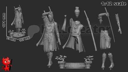Wolf Sekiro Shadows Die Twice Figure - resin miniature view 8
