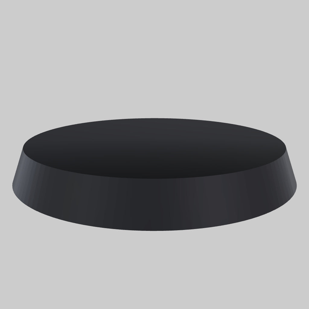 Basic 32mm Miniature Base - resin tabletop miniature front view
