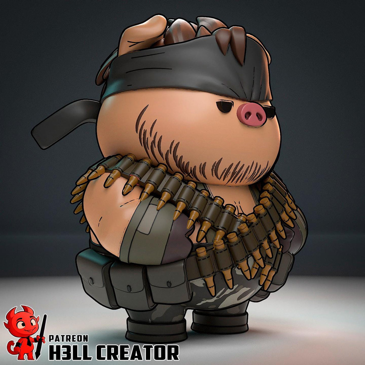Solid Snake Metal Gear Solid Chibi Figure - resin miniature view 6