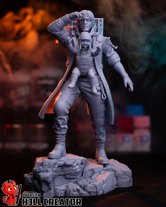 Sam Porter Bridges Death Stranding 2 Figure - resin tabletop miniature alternate angle