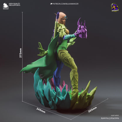 Sylvanas Windrunner Figure - World of Warcraft - resin miniature view 7