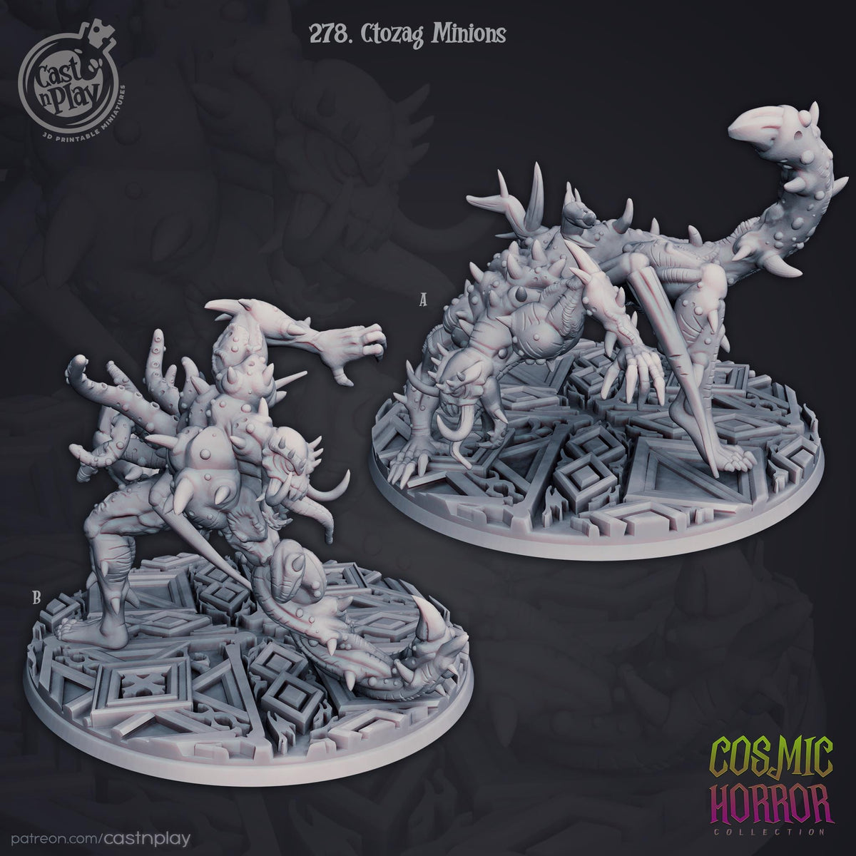 Abomination Miniature - resin tabletop miniature front view