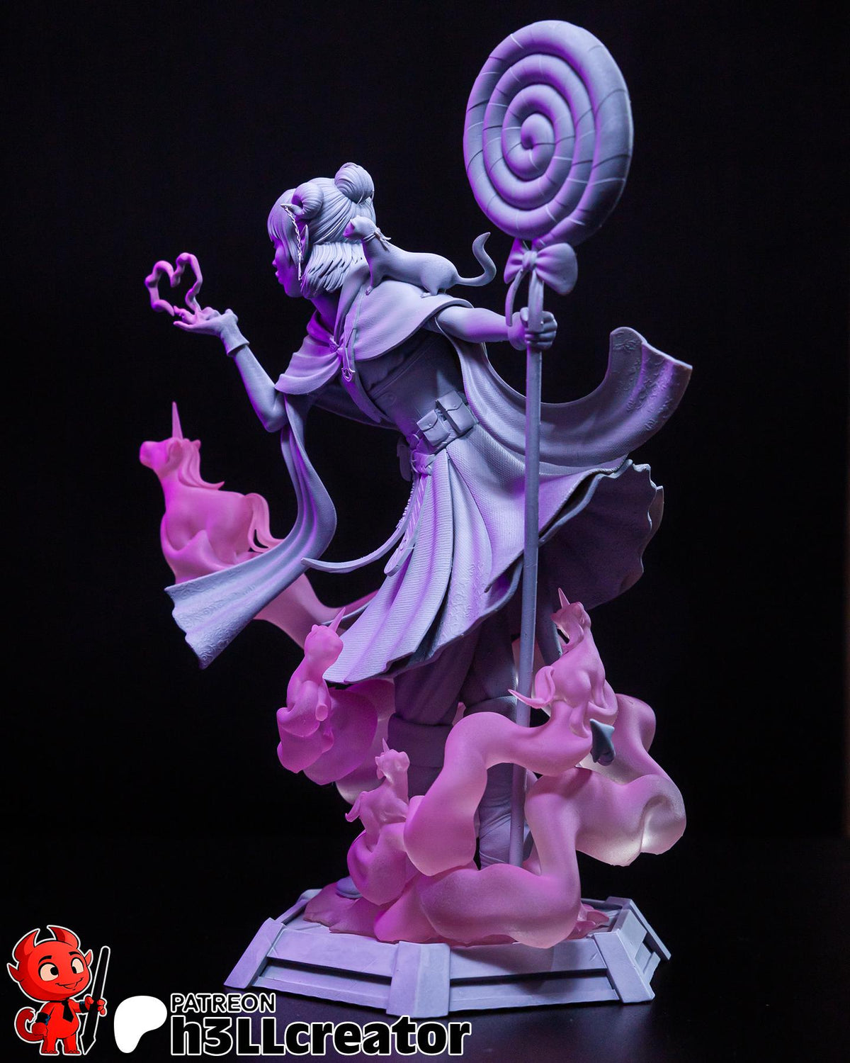 Jester Critical Role Figure - paintable tabletop miniature product view