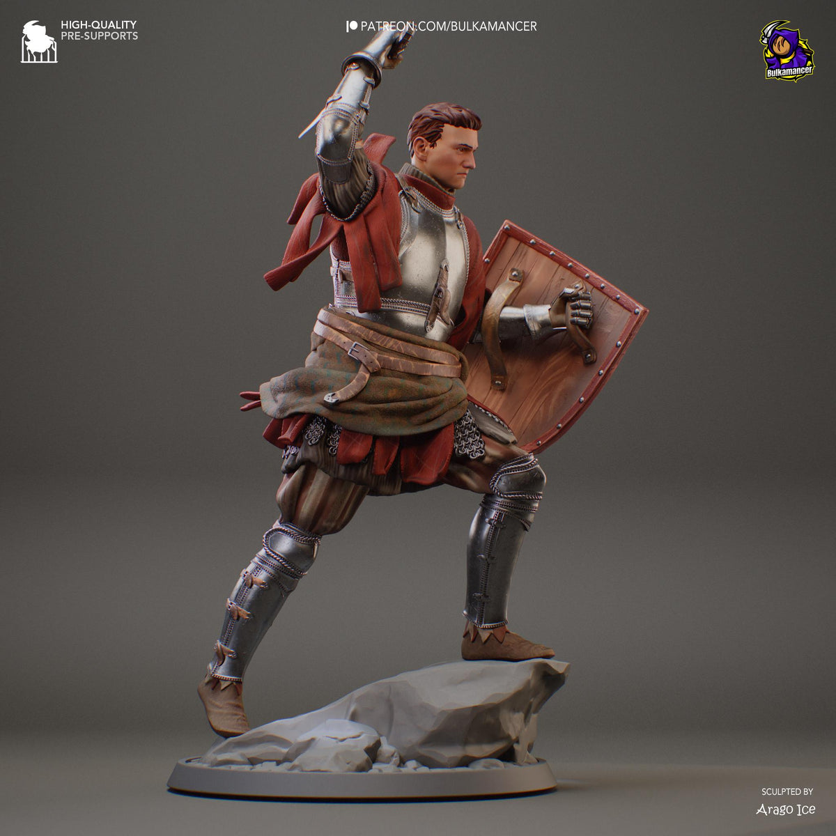 Henry of Skalitz Figure - Kingdom Come: Deliverance - resin tabletop miniature alternate angle