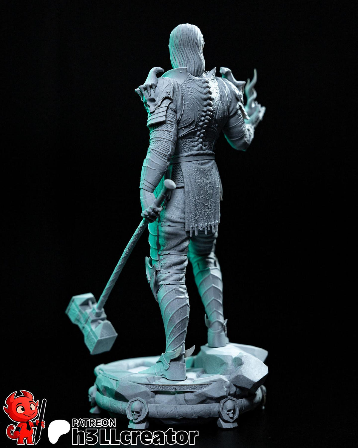 Ketheric Thorm Figure - Baldur's Gate 3 - 3D printed miniature detail view