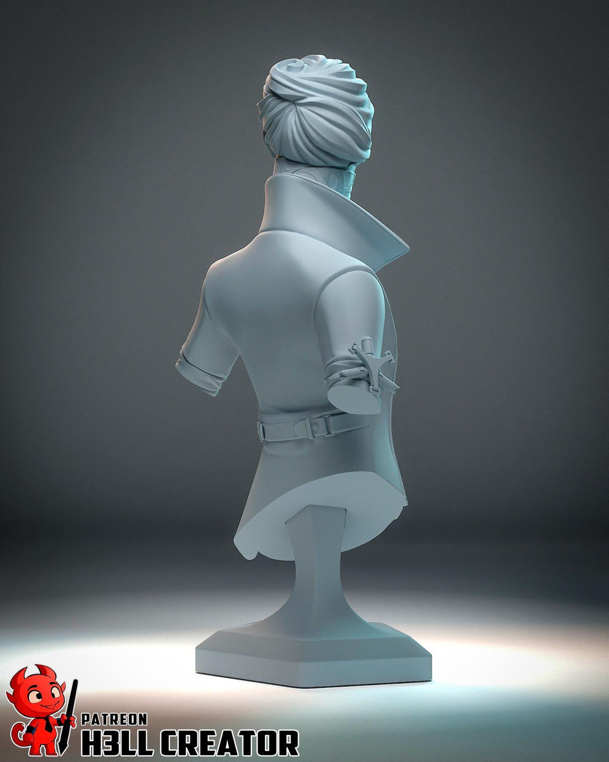 Emily Dishonored 2 Bust - resin tabletop miniature alternate angle