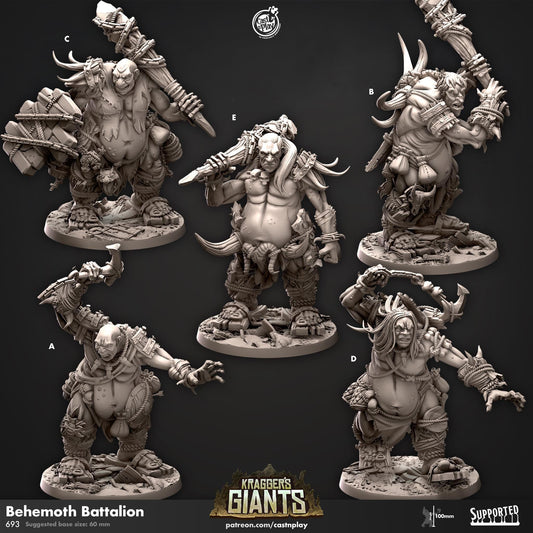 Giant Miniature - resin tabletop miniature front view