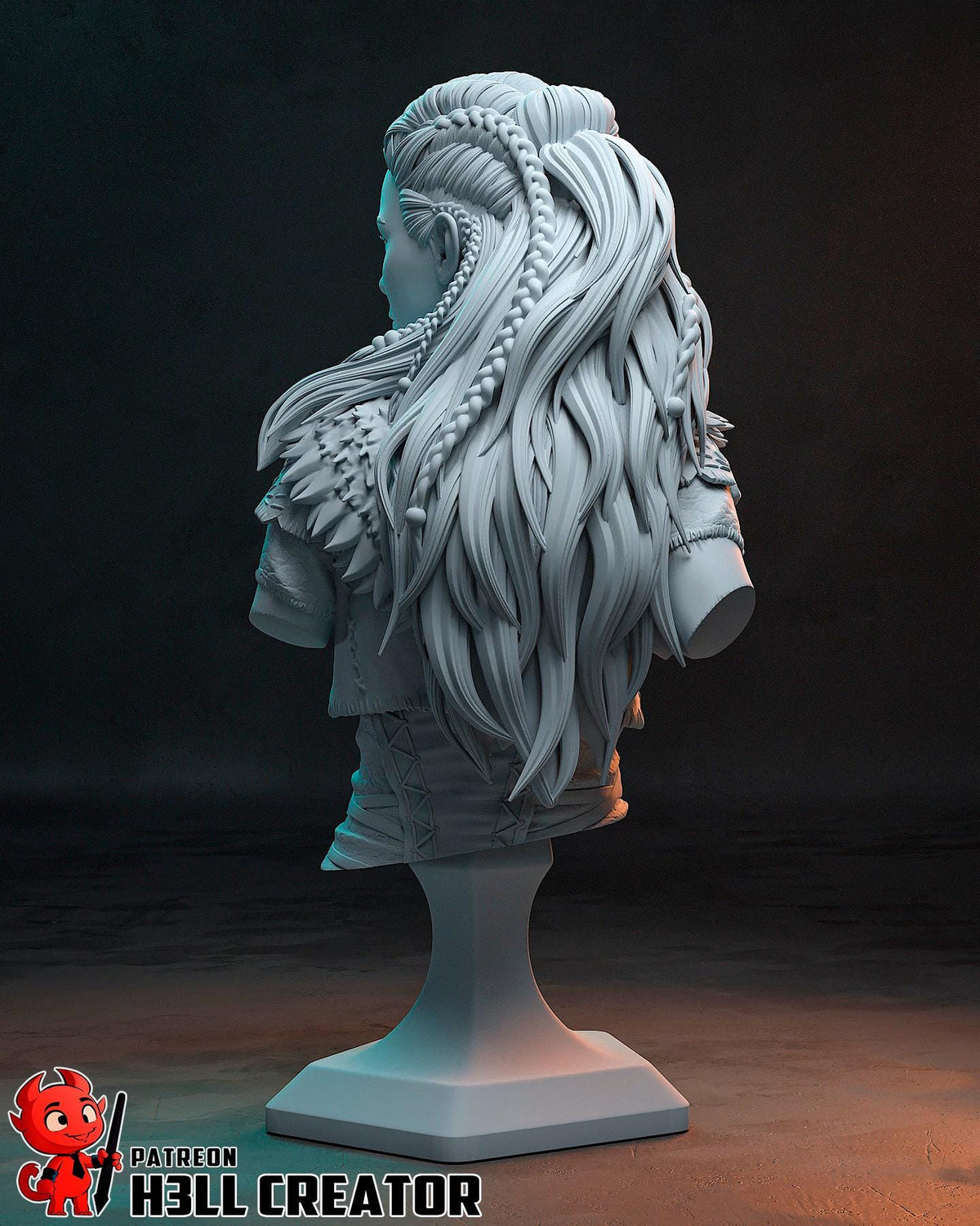 Aloy Horizon Zero Dawn Bust - resin miniature view 6