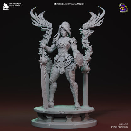 Nemesis Figure - Hades - paintable tabletop miniature product view